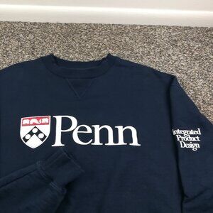 Penn Quakers Sweatshirt University Pennsylvania IPD Engineering Champion Mens L